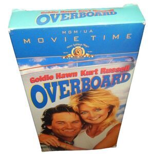 OVERBOARD vintage VHS in original case Goldie Hawn Kurt Russell